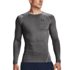 A Tutto Campo -  UNDER ARMOUR HeatGear COMPRESSION LS Carbon Heather / Black 1361524 090