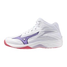 A Tutto Campo - Scarpa volley donna MIZUNO THUNDER BLADE Z MID WOS White/VioletIndigo/CamelliaRos