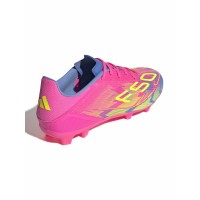 A Tutto Campo - ADIDAS F50 LEAGUE FG/MG Lucid pink/Lucid lemon/Blu IE1291