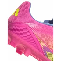 A Tutto Campo - ADIDAS F50 LEAGUE FG/MG Lucid pink/Lucid lemon/Blu IE1291