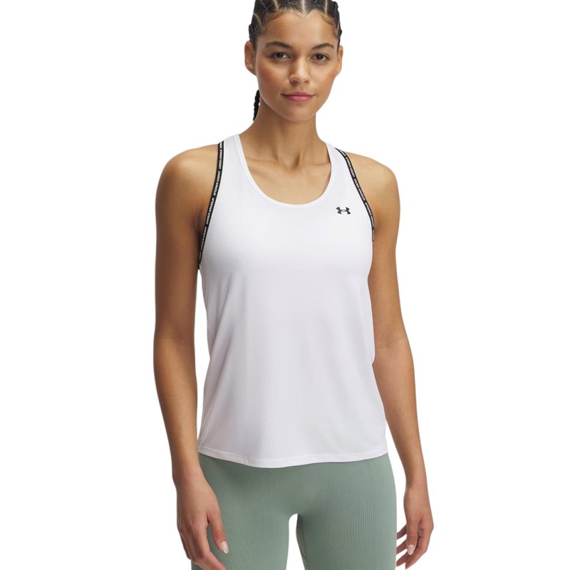 UNDER ARMOUR TECH KNOCKOUT TANK White / Black