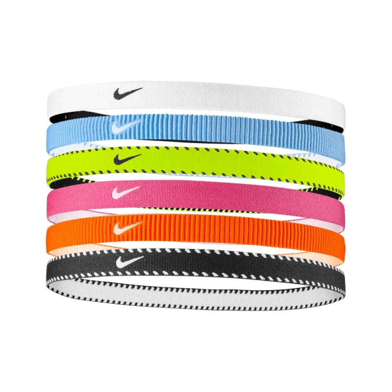 NIKE FLEX HEADBANDS Volt/Vivid Pink/Wh