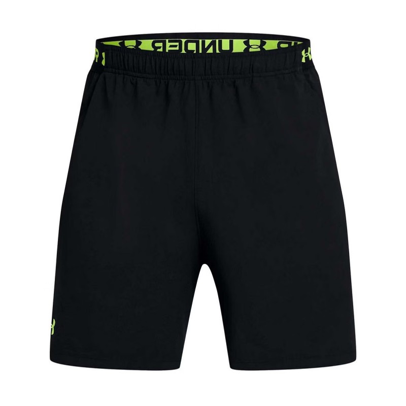 UNDER ARMOUR VANISH WOVEN 6IN SHORTS Black / High Vis Yellow