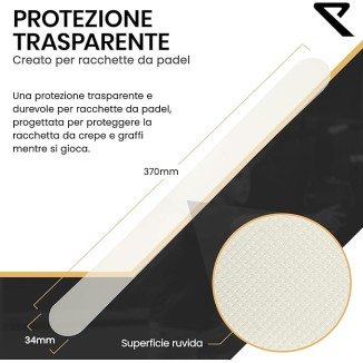 RYZE PADEL RACKET PROTECTOR rough surface