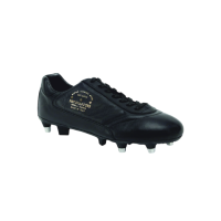 A Tutto Campo - Scarpe calcio Artigianali PANTOFOLA D'ORO CLASSIC SG MIX VITELLO NERO