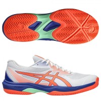 A Tutto Campo - ASICS GAME FF PADEL White / Vivid Coral 1041A493 100