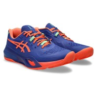 A Tutto Campo - ASICS GEL-RESOLUTION X PADEL Dark Cobalt / Vivid Coral 1041A492 402