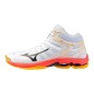 MIZUNO WAVE VOLTAGE 2 MID White/Fiery Coral 2/Citrus MIZUNO WAVE VOLTAGE 2 MID White/Fiery Coral 2/Citrus