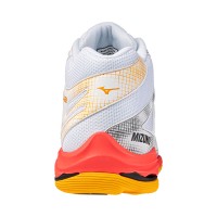 A Tutto Campo - MIZUNO WAVE VOLTAGE 2 MID White/Fiery Coral 2/Citrus