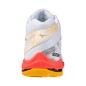 MIZUNO WAVE VOLTAGE 2 MID White/Fiery Coral 2/Citrus MIZUNO WAVE VOLTAGE 2 MID White/Fiery Coral 2/Citrus