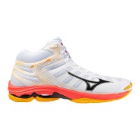 A Tutto Campo - MIZUNO WAVE VOLTAGE 2 MID White/Fiery Coral 2/Citrus