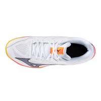 A Tutto Campo - Scarpa volley MIZUNO THUNDER BLADE Z MID White/Fiery Coral 2/Citrus