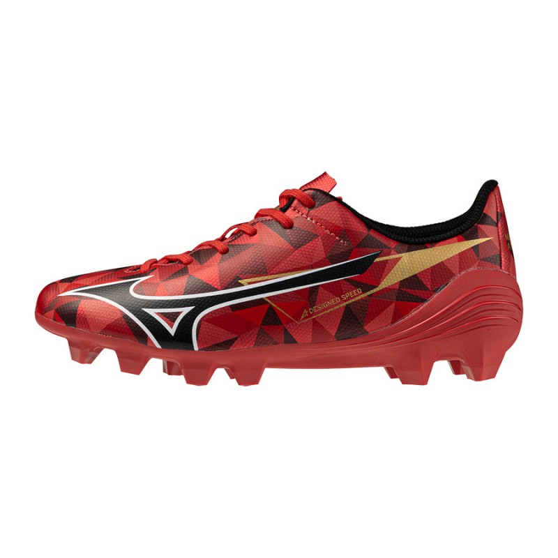 MIZUNO ALPHA II SELECT JR MORELIA 40th Red/Black/Gold
