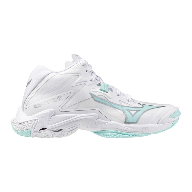 MIZUNO WAVE LIGHTNING Z8 MID WOMAN White/Blue Tint