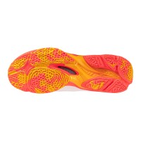 A Tutto Campo - MIZUNO WAVE LIGHTNING Z8 MID White/Fiery Coral 2/Citrus