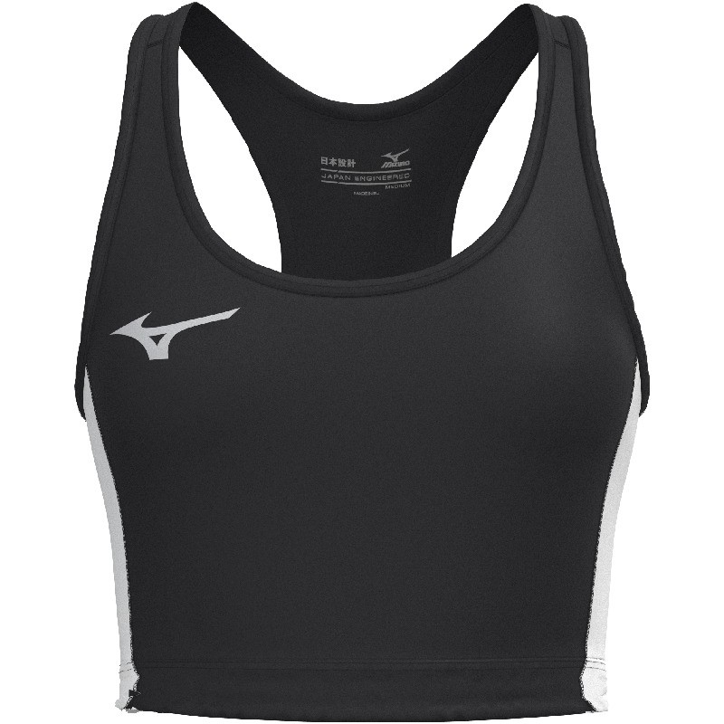 MIZUNO TEAM MZNRB BRA TOP WOS NERO
