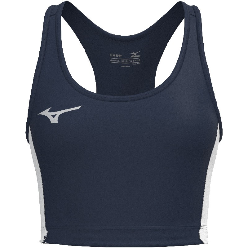 MIZUNO TEAM MZNRB BRA TOP WOS BLU NAVY