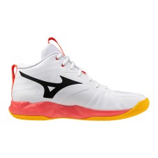 MIZUNO WAVE MOMENTUM PRO MID White/Fiery Coral 2/Citrus