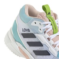 A Tutto Campo - ADIDAS CRAZYFLIGHT 6 MID INDOOR W ftwr white/dark blue/ftwr