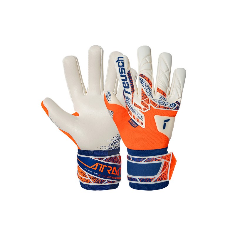 REUSCH ATTRAKT GOLD X NC shocking orange / energize blue