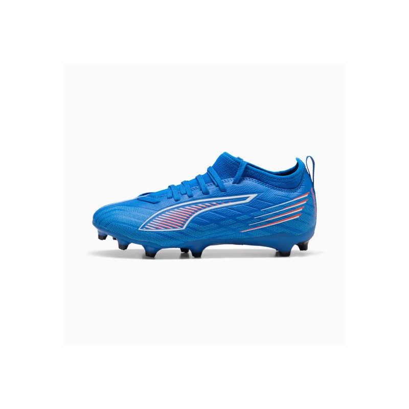 PUMA ULTRA 6 MATCH FG/AG JR Ultra Blue-PUMA White-Glowing Red