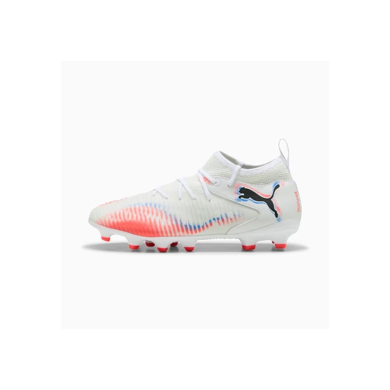 PUMA FUTURE 8 MATCH FG/AG JR PUMA White-PUMA Black-Glowing Red