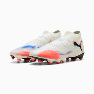 A Tutto Campo - PUMA FUTURE 8 PRO FG/AG White- Puma Black-Glowing Red