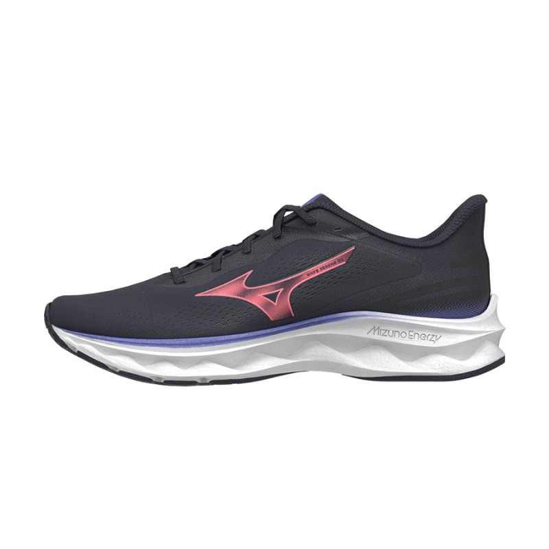 MIZUNO WAVE SERENE 2 Baritone Blue/Striking Coral/I