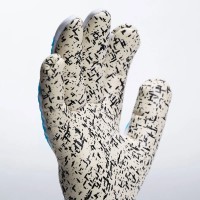 UHLSPORT FM CYBERTEC SUPERGRIP+ FINGER SURROUND White/Cyber Blue/Black