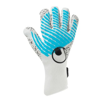 UHLSPORT FM CYBERTEC SUPERGRIP+ FINGER SURROUND White/Cyber Blue/Black