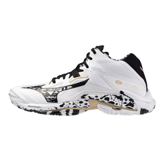 A Tutto Campo - MIZUNO WAVE LIGHTNING Z8 MID KAKIZOME White/Black/GE Gold V1GA240541