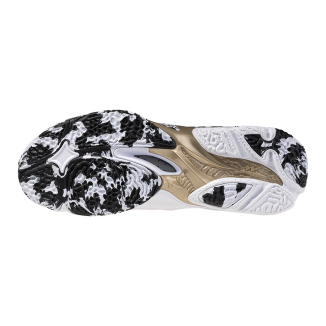 MIZUNO WAVE LIGHTNING Z8 MID White/Black/GE Gold