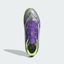 ADIDAS F50 LEAGUE FG/MG J Purple Rush / Cloud White / Lucid Lemon