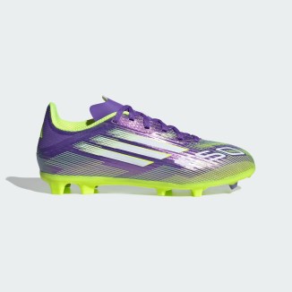 A Tutto Campo - ADIDAS F50 LEAGUE FG/MG J Purple Rush / Cloud White / Lucid Lemon