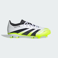 A Tutto Campo - ADIDAS PREDATOR LEAGUE FG/MG J  Cloud White / Core Black / Lucid Lemon