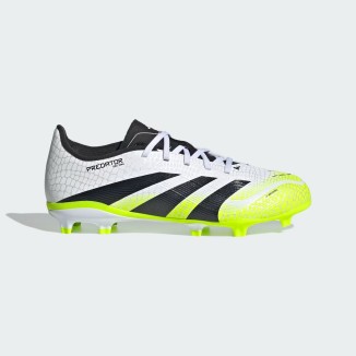 A Tutto Campo - ADIDAS PREDATOR LEAGUE FG/MG J  Cloud White / Core Black / Lucid Lemon