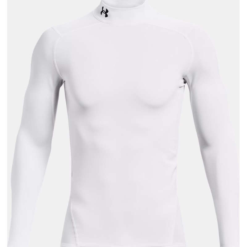 UNDER ARMOUR ColdGear COMPRESSION MAGLIA MOOK White / Black - 100 UNDER ARMOUR ColdGear COMPRESSION MAGLIA MOOK White / Black - 100