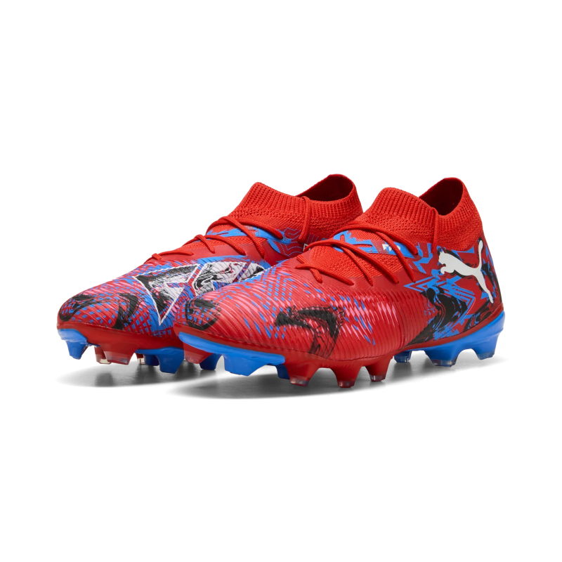 PUMA FUTURE 8 MATCH PLAYMAKER FG/AG Red-PUMA Black-Ultra Blue