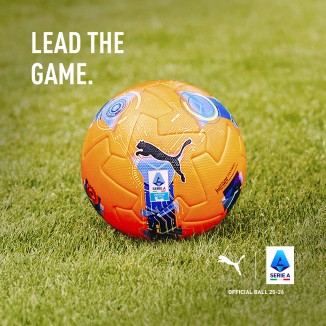 A Tutto campo - PUMA ORBITA SERIE A PUMA WINTER BALL 2025/26 ORANGE FLUO