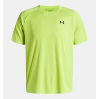 A Tutto Campo - UNDER ARMOUR TECH TEXTURED SS Hyper Green / Black 1382796 389
