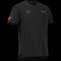 A Tutto Campo - BABOLAT CREW NECK TEE Lebron Uomo Black Orange
