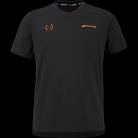 A Tutto Campo - BABOLAT CREW NECK TEE Lebron Uomo Black Orange