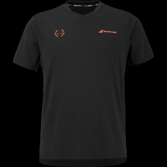 A Tutto Campo - BABOLAT CREW NECK TEE Lebron Uomo Black Orange