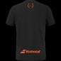 BABOLAT CREW NECK TEE Lebron Uomo Black Arancio BABOLAT CREW NECK TEE Lebron Uomo Black Arancio