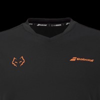 A Tutto Campo - BABOLAT CREW NECK TEE Lebron Uomo Black Orange