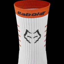 BABOLAT MID-CALF SOCKS JUAN LEBRON Bianco/Arancio