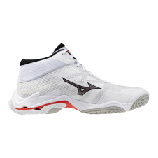MIZUNO WAVE LIGHTNING ELITE MID White/Black/Fiery Red