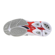 MIZUNO WAVE LIGHTNING PRO MID White/Black/Fiery Red