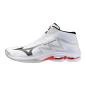 MIZUNO WAVE LIGHTNING PRO MID White/Black/Fiery Red MIZUNO WAVE LIGHTNING PRO MID White/Black/Fiery Red