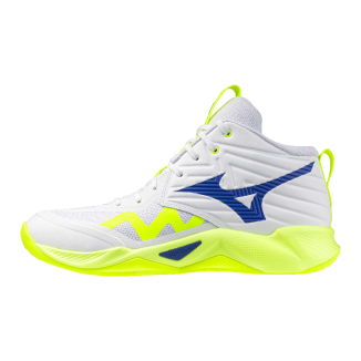 A Tutto Campo - MIZUNO WAVE MOMENTUM PRO MID White/Lightning Yellow/Dazzlin
